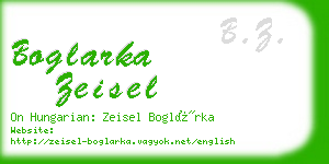 boglarka zeisel business card